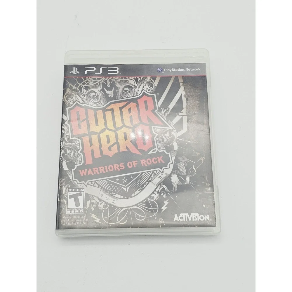 Guitar Hero: Warriors of Rock PS3 Sony PlayStation 3 Complete In Box CIB Tested